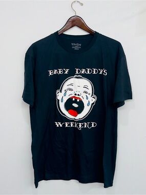 Elle King Mens Lrg  Black Baby Daddys Weekend Tour Concert Graphic T Shirt  2024